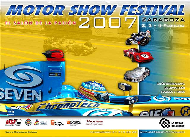 Cartel Motor Show Festival 2007 Zaragoza