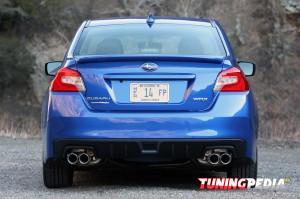 Subaru WRX 2015 atrás