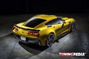 Chevrolet Corvette Z 06 detrás